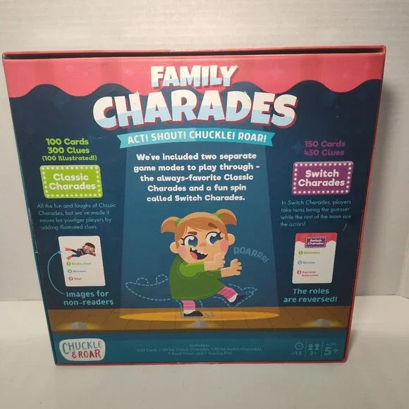 FAMILY CHARADES ACT! SHOUT! CHUCKLE! ROAR!  Some Cards Still Sealed - Picture 6 of 9